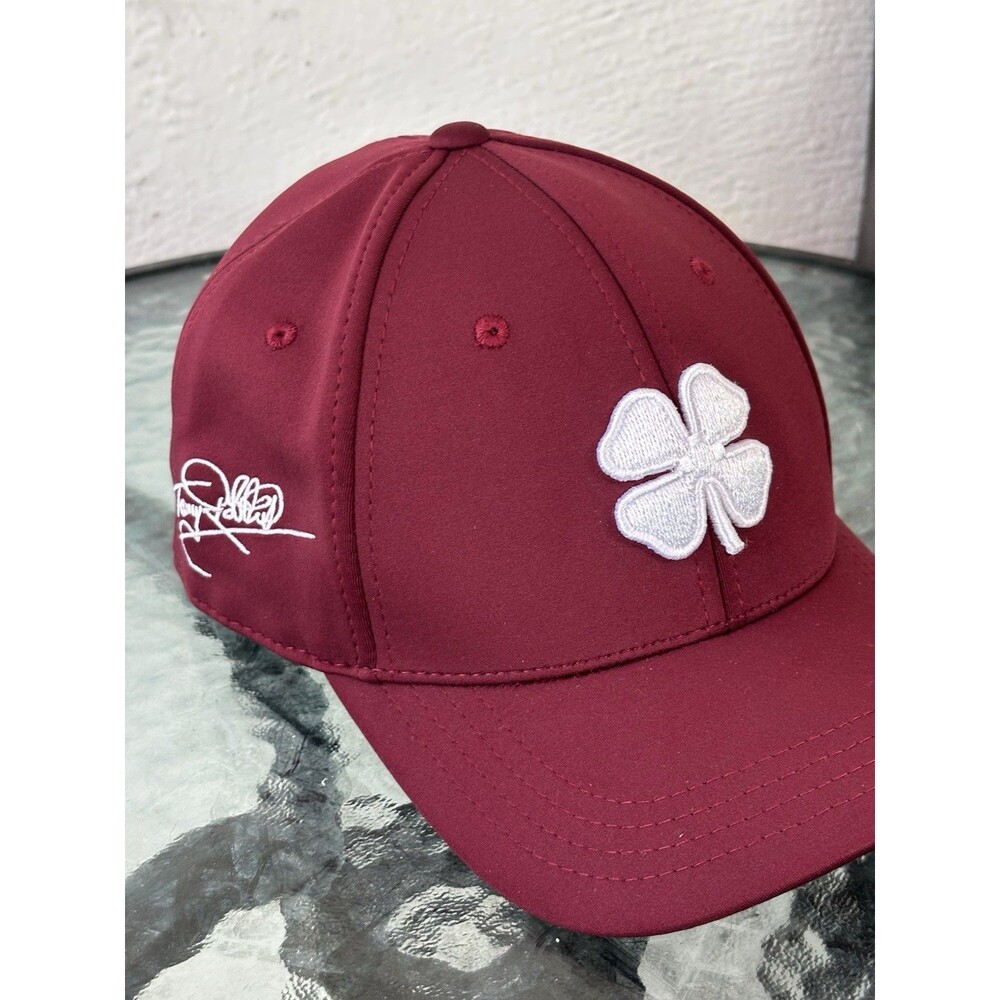 Tony Robbins Blessed Maroon Limited Edition Live Lucky Black Clover Hat RARE
